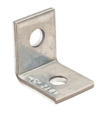 ANGLE BRACKET WITH 1/4" HOLE- 100PK