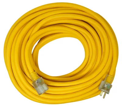 SOUTHWIRE, POLAR SOLAR 10/3 SJEOOW 100' AMARILLO EXTENSIÓN ELÉCTRICA EXTERIOR PARA CLIMA FRÍO CON INDICADOR DE LUZ DE ENERGÍA