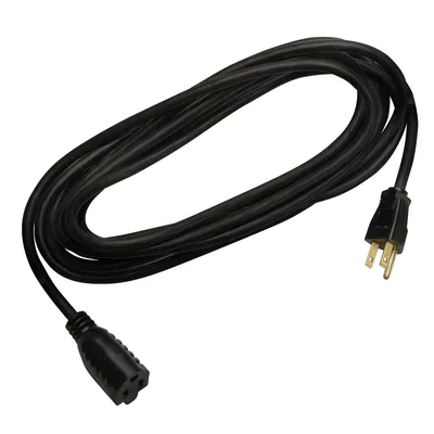 SOUTHWIRE, 16/3 SJTW 15' NEGRO EXTENSIÓN ELÉCTRICA ESTÁNDAR PARA EXTERIOR