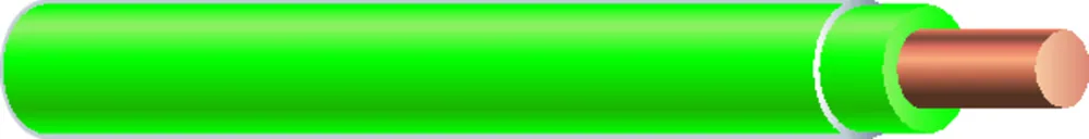 14-19 SD CU T90/TWN75/THHN/THWN 600V VERDE 2500 FT