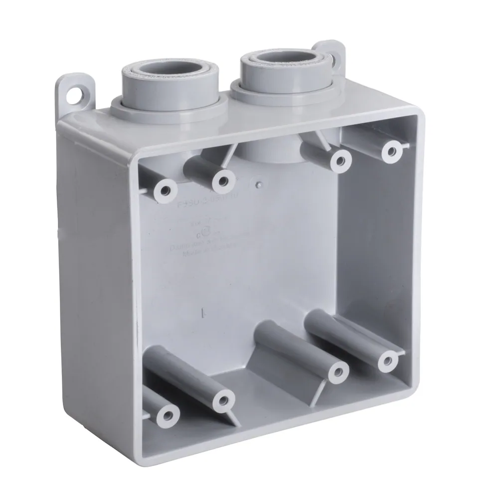 CAJA RESISTENTE A LA INTEMPERIE 1" DOS CONTACTOS TIPO FSS