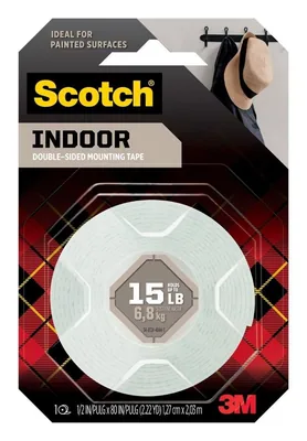Scotch® Mounting Tape 110, 1/2 in x 80 in