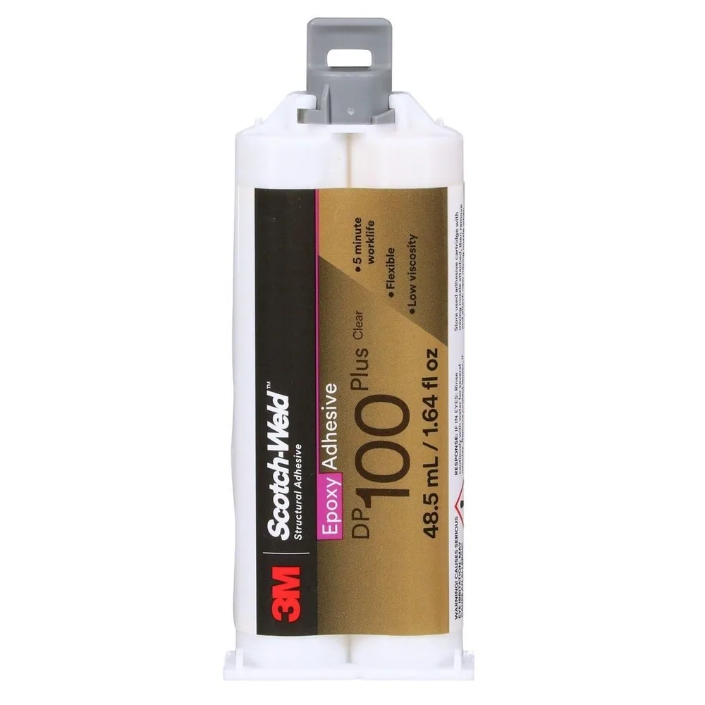 Adhesivo Epóxico 3M™ Scotch-Weld™ DP100 Plus, Transparente, 48.5 mL Duo-Pak