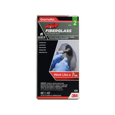 Bondo® Fiberglass Resin Repair Kit, 00420, 0.45 Pint
