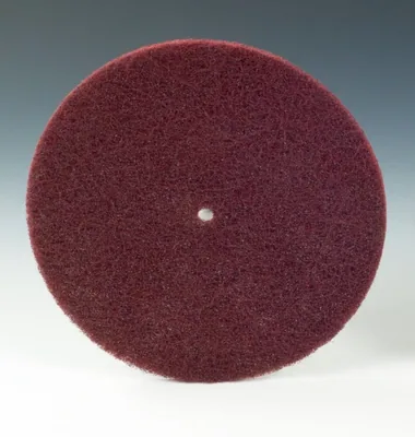 Scotch-Brite™ Light Deburring Disc, LD-DC, A/O Very Fine, 6 in x 1/4 in