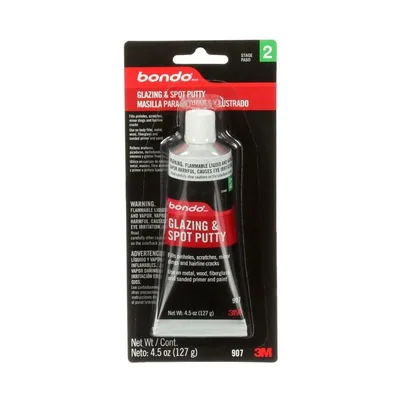 Bondo® Glazing and Spot Putty, 907SRP, 4.5 oz