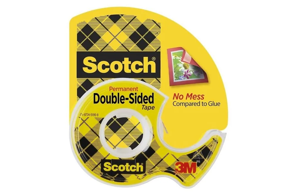 Cinta Scotch® Doble Cara 137, 0.5 in x 450 in (12.7 mm x 11.4 m)
