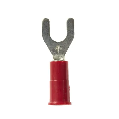 3M™ Scotchlok™ Terminal de horquilla aislada con vinil con costura soldada MV18-8FK, 22-18 AWG
