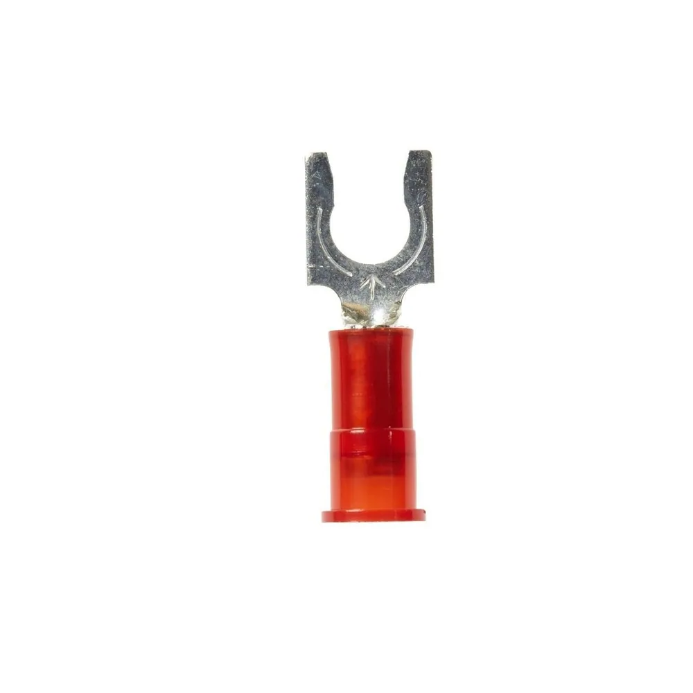 3M™ Scotchlok™ Terminal de horquilla con bloqueo aislado con nylon con agarre de aislamiento MNG18-10FLK, tamaño de birlo 10