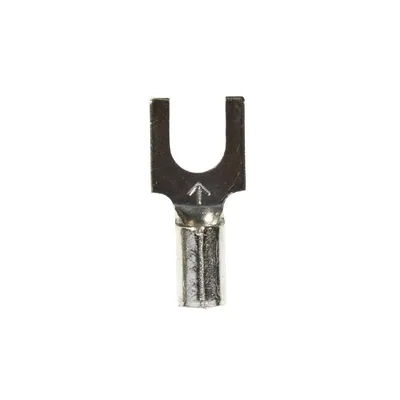 3M™ Scotchlok™ Block Fork, Non-Insulated Brazed Seam M14-8FBK, Stud Size 8, suitable for use in a terminal block