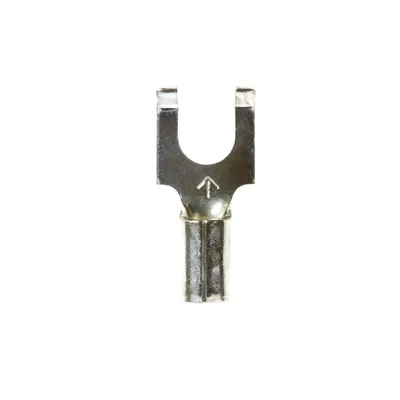 3M™ Scotchlok™ Terminal de Horquilla Tipo Bloque Brida, Costura a Tope Sin Aislar MU14-8FFBK, 16-14 AWG