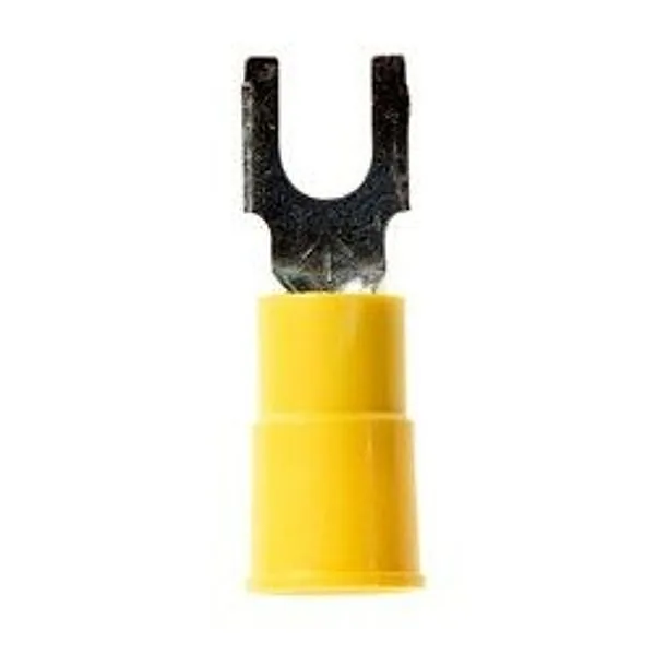 3M™ Scotchlok™ Terminal de horquilla aislada con vinil con costura soldada MV10-8FK, 12-10 AWG