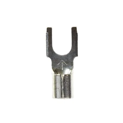 3M™ Scotchlok™ Block Fork, Non-Insulated Butted Seam MU10-10FBK, Stud Size 10, suitable for use in a terminal block