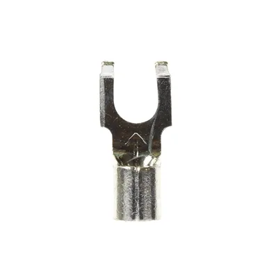 3M™ Scotchlok™ Terminal de Horquilla Tipo Bloque Brida, Costura Soldada Sin Aislar M10-10FFBK, 12-10 AWG