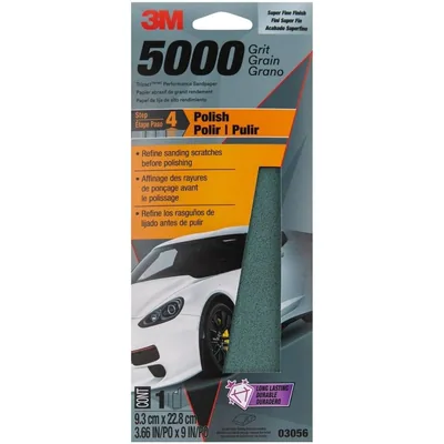 3M™ Trizact™ Performance Sandpaper, 03056, 5000, 3 2/3 in x 9 in