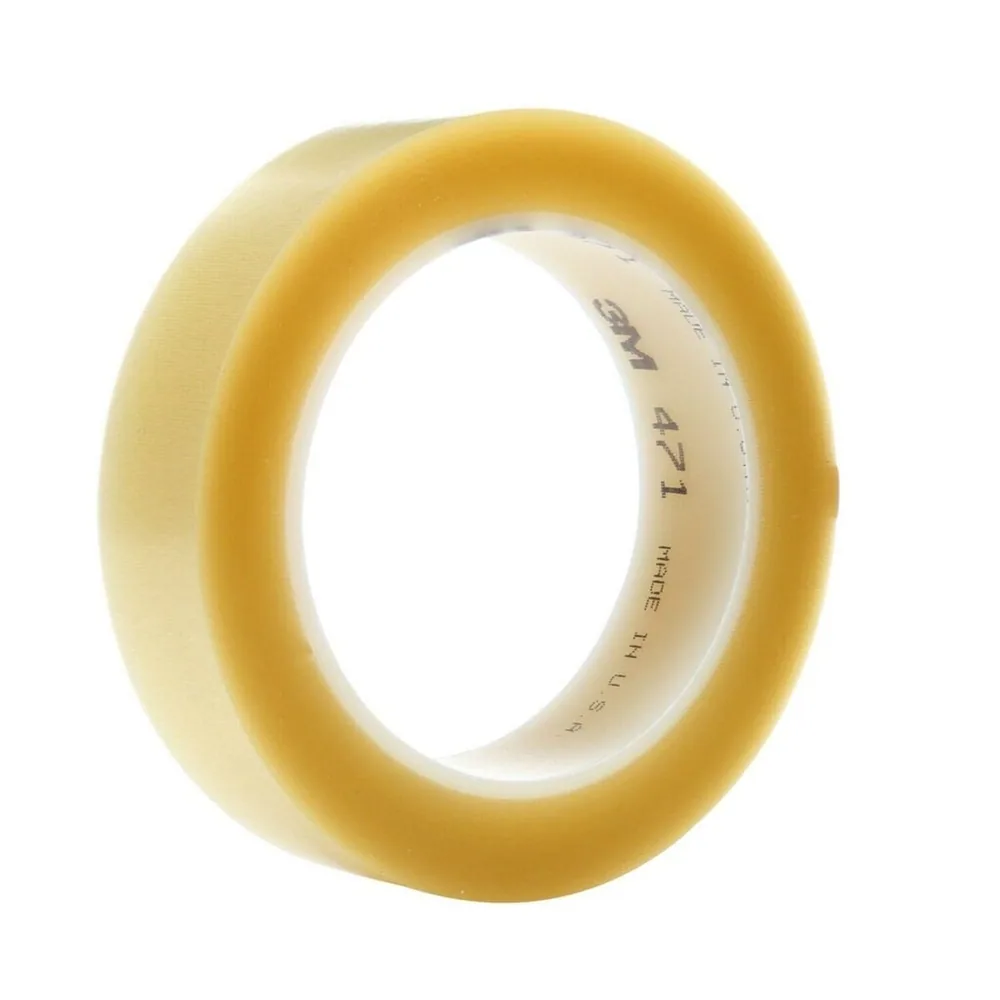 3M™ Cinta de Vinil 471, Transparente, 1 in x 36 yd, 5.2 mil