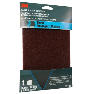 3M™ Paint and Body Scuff Pad, 03193, 6 in x 9 in