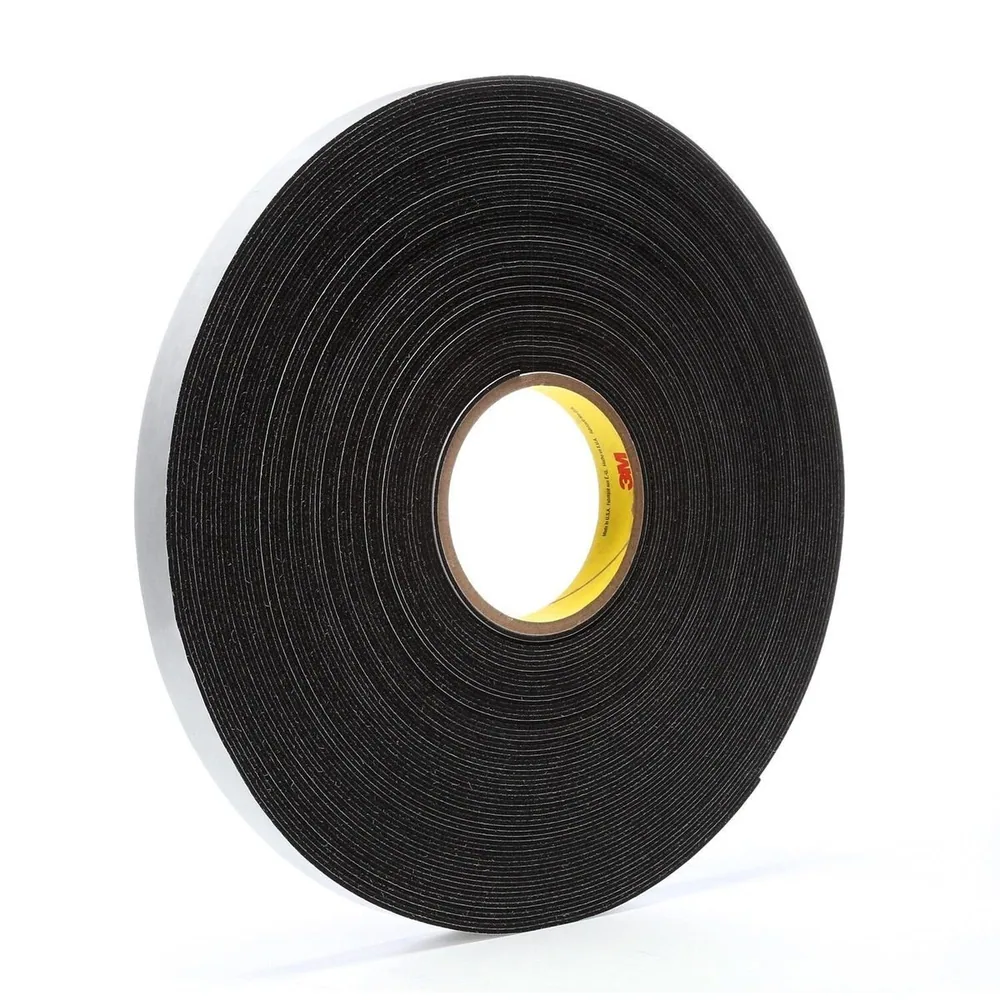 Cinta de espuma de vinil 3M™ 4516, Negro, 3/4 in x 36 yd, 62 mil