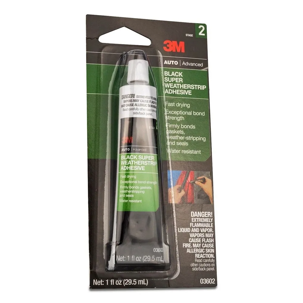 3M™ Adhesivo Negra Super Weatherstrip, 03602, 1 oz