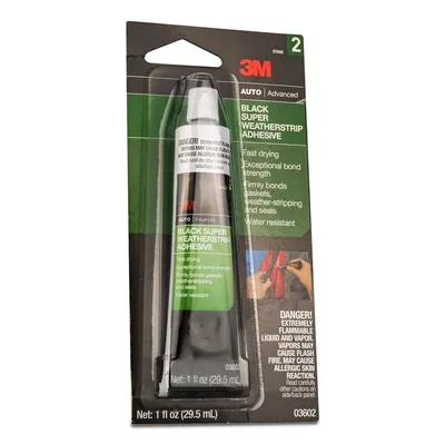 3M™ Adhesivo Negra Super Weatherstrip, 03602, 1 oz