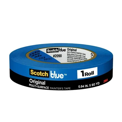 Cinta de Enmascarar ScotchBlue™ Original 2090-24NC, 0.94 in x 60 yd