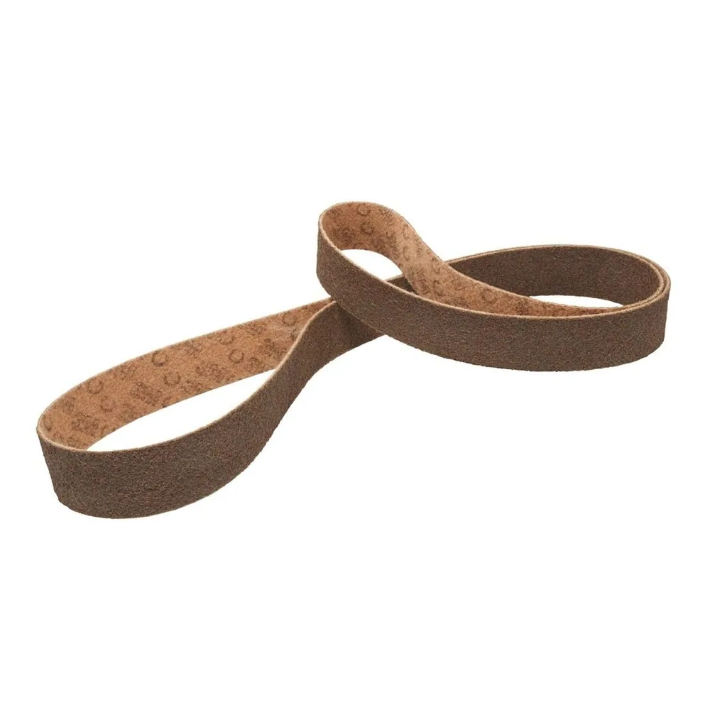 Banda Scotch-Brite™ de Acondicionamiento de Superficie con Respaldo de Malla, SC-BS, A/O Grueso, 3-1/2 in x 15-1/2 in