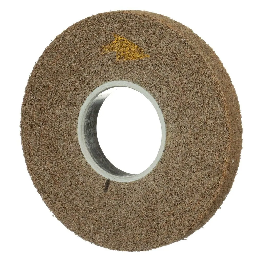 Rueda Scotch-Brite™ Cut and Polish, CP-WL, 5A Fine, 6 in x 1/2 in x 1 in