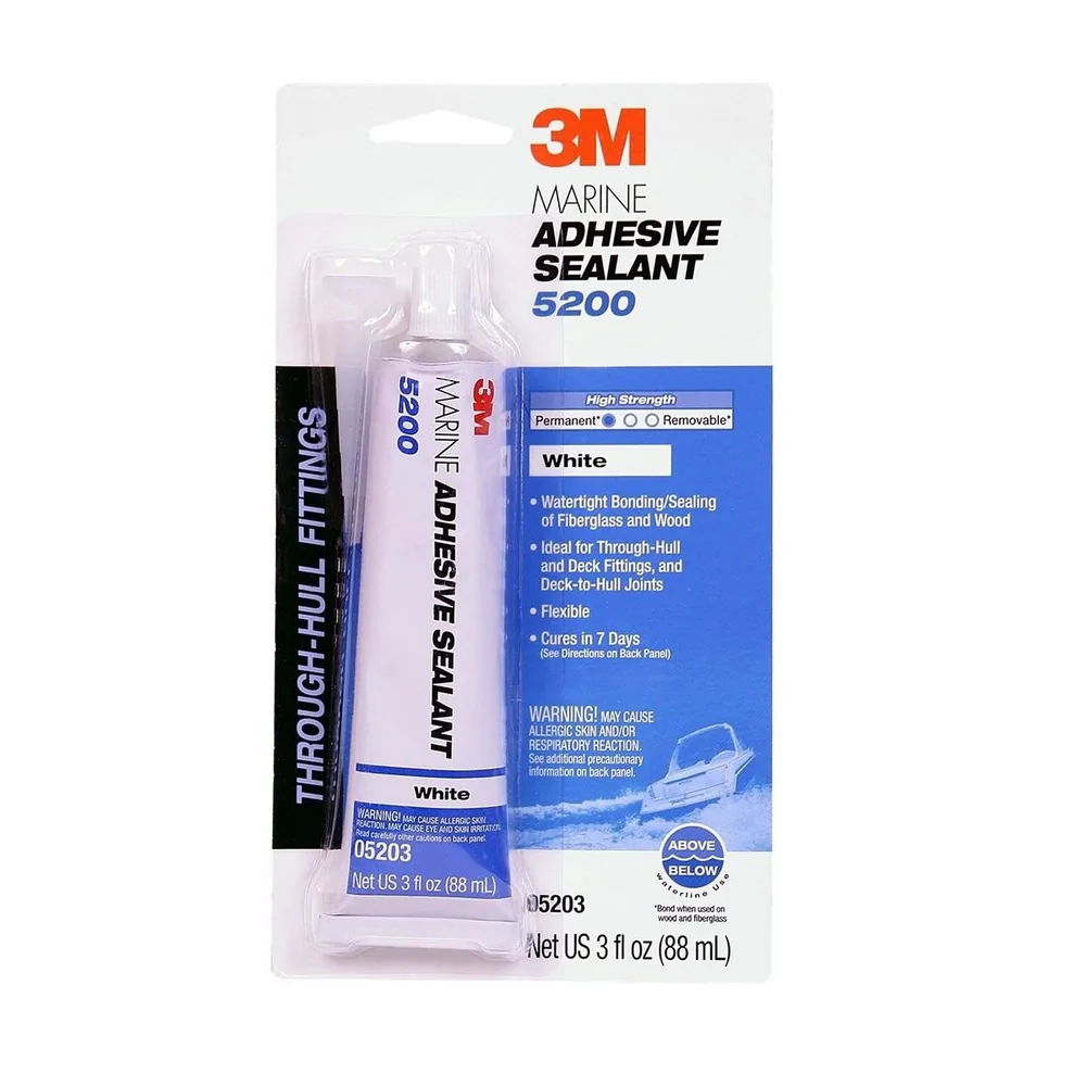 3M™ Sellador Adhesivo Marino 5200, Blanco, Tubo de 3 oz