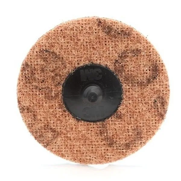 Disco Roloc™ Scotch-Brite™ de Acondicionamiento de Superficie, SC-DR, A/O Grueso, TR, 3 in, con Malla