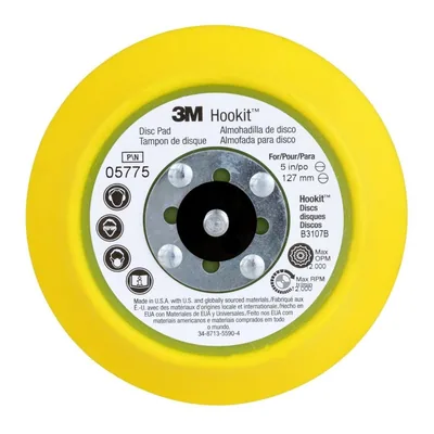 Almohadilla de Disco Hookit™ 3M™ 05775, 5 in x 3/4 in 5/16-24 Externo