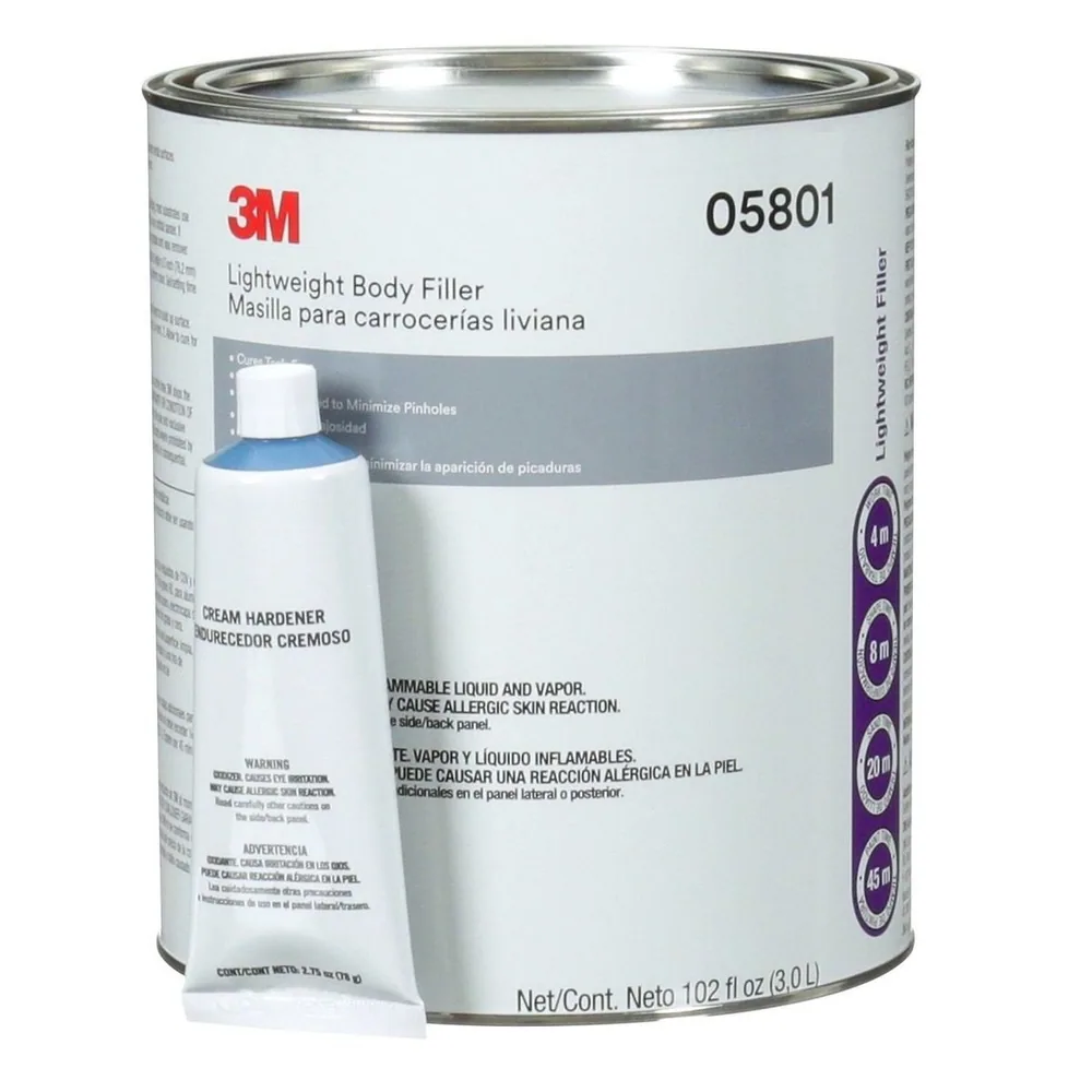 3M™ Masilla Ligera para Carrocería 05801, 1 galón