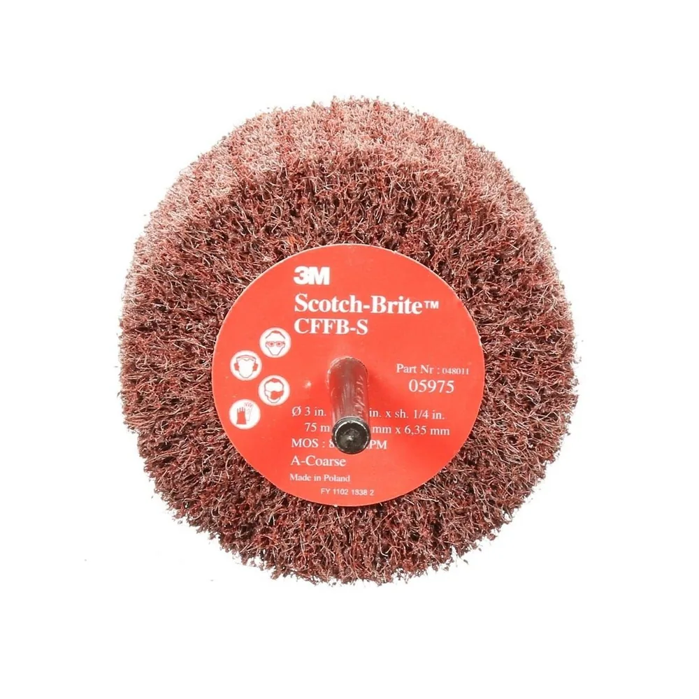 Cepillo de Láminas Acabado Scotch-Brite™, 3 in x 1-3/4 in x 1/4 in A CRS