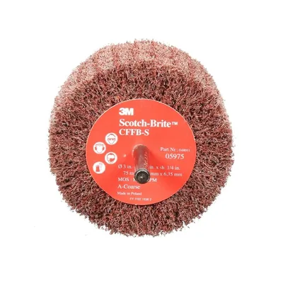 Scotch-Brite™ Finishing Flap Brush, 3 in x 1-3/4 in x 1/4 in A CRS