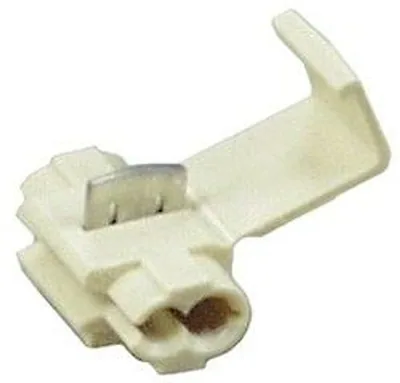 3M™ Scotchlok™ Electrical IDC 564-BULK, Double Run, White, 18-14 AWG