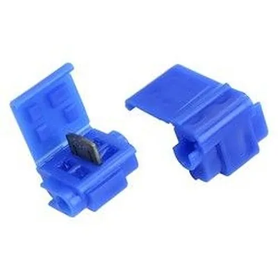 3M™ Scotchlok™ Electrical IDC 804-BULK, Blue, 18-16 AWG (solid/stranded), 14 AWG (stranded)