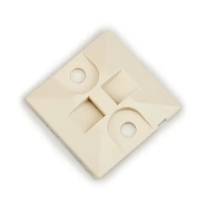 3M™ Cable Tie Mounting Base CTB1X1BGA-C, 2-way Adhesive Mount