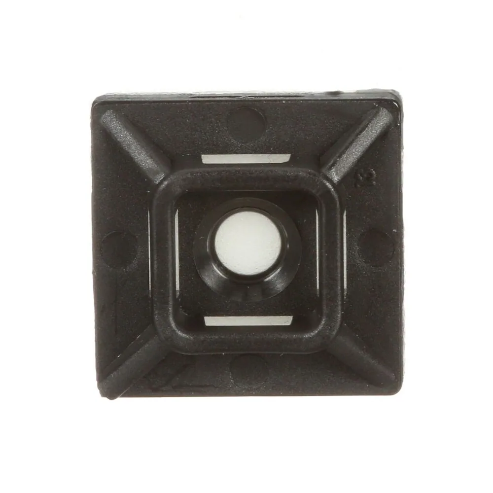 3M™ Base para Cincho CTB75X75BKA-C, Montaje Adhesivo 4 Vías