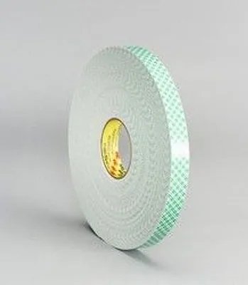 3M™ Double Coated Urethane Foam Tape 4016, Off White, 1/2 in x 36 yd, 62 mil