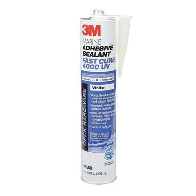 3M™ Sellador Adhesivo Marino 4000UV, PN06580, Blanco, Cartucho de 295 mL