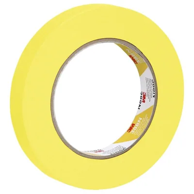 3M™ Cinta Masking Amarilla Automotriz 388N, 06652, 18 mm x 55 m