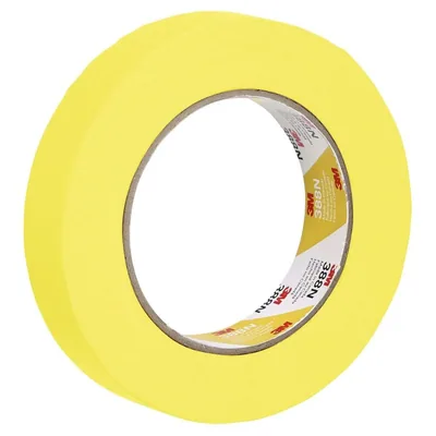 3M™ Cinta Masking Amarilla Automotriz 388N, 06653, 24 mm x 55 m