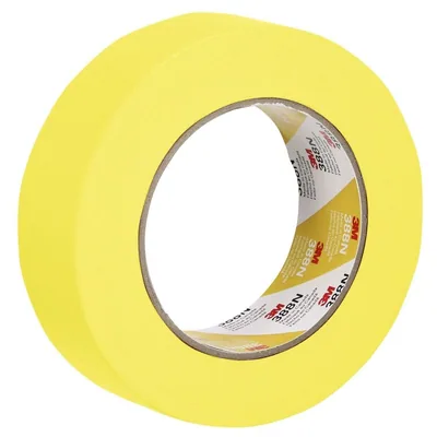 3M™ Cinta Masking Amarilla Automotriz 388N, 06654, 36 mm x 55 m