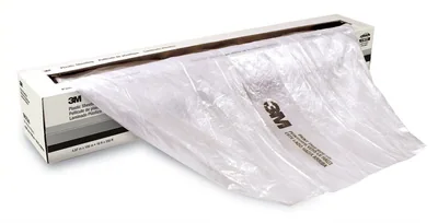 Lámina Plástica 3M™ con Cinta de Enmascarar Amarilla 388N (36 mm), 06724, 16 ft x 400 ft