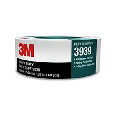 3M™ Cinta Ducto Resistente 3939, Plateado, 48 mm x 54.8 m, 9.0 mil