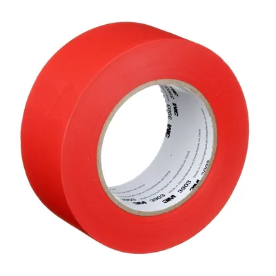 Cinta de ducto de vinil 3M™ 3903, Rojo, 2 in x 50 yd, 6.5 mil