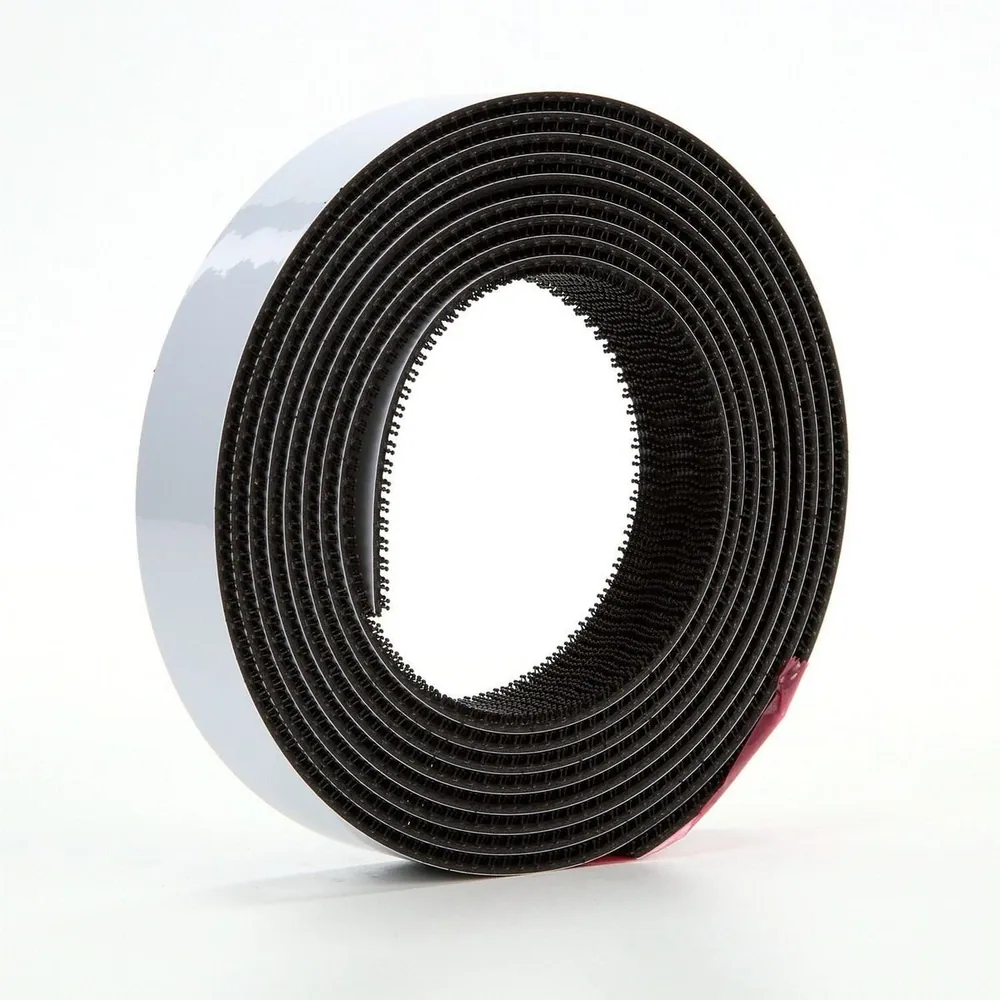 3M™ Cierre Reclosable Dual Lock™ TB3540, Negro, 1 in x 10 ft, Tipo 250/250