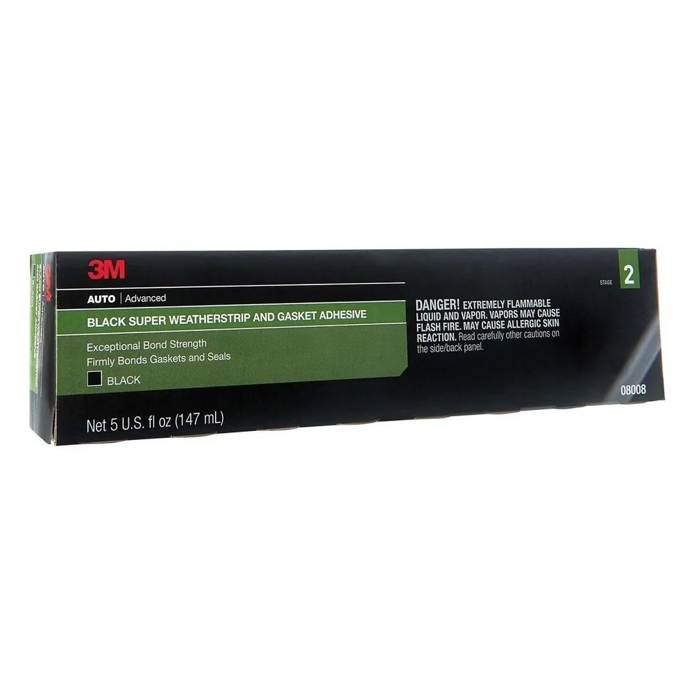 3M™ Adhesivo Weatherstrip y Empaque Negra Super, 08008, 5 fl oz