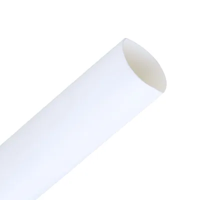 Tubo Termocontráctil 3M™ de Pared Delgada FP-301-1/2-Blanco-200', 200 ft de largo por carrete