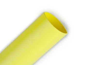 Tubo Termocontráctil 3M™ de Pared Delgada FP-301-1/2-Amarillo-200', 200 ft de largo por carrete, Múltiplos de 600 pies