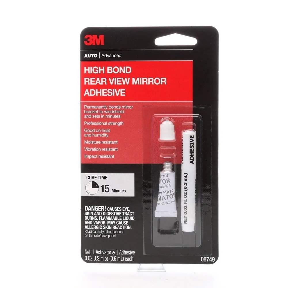 3M™ Adhesivo para Espejo Retrovisor Alta Adherencia, 08749, 0.02 fl oz